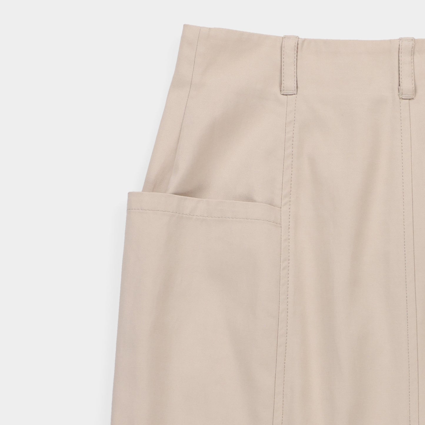 Tencel Cotton Midi Skirt