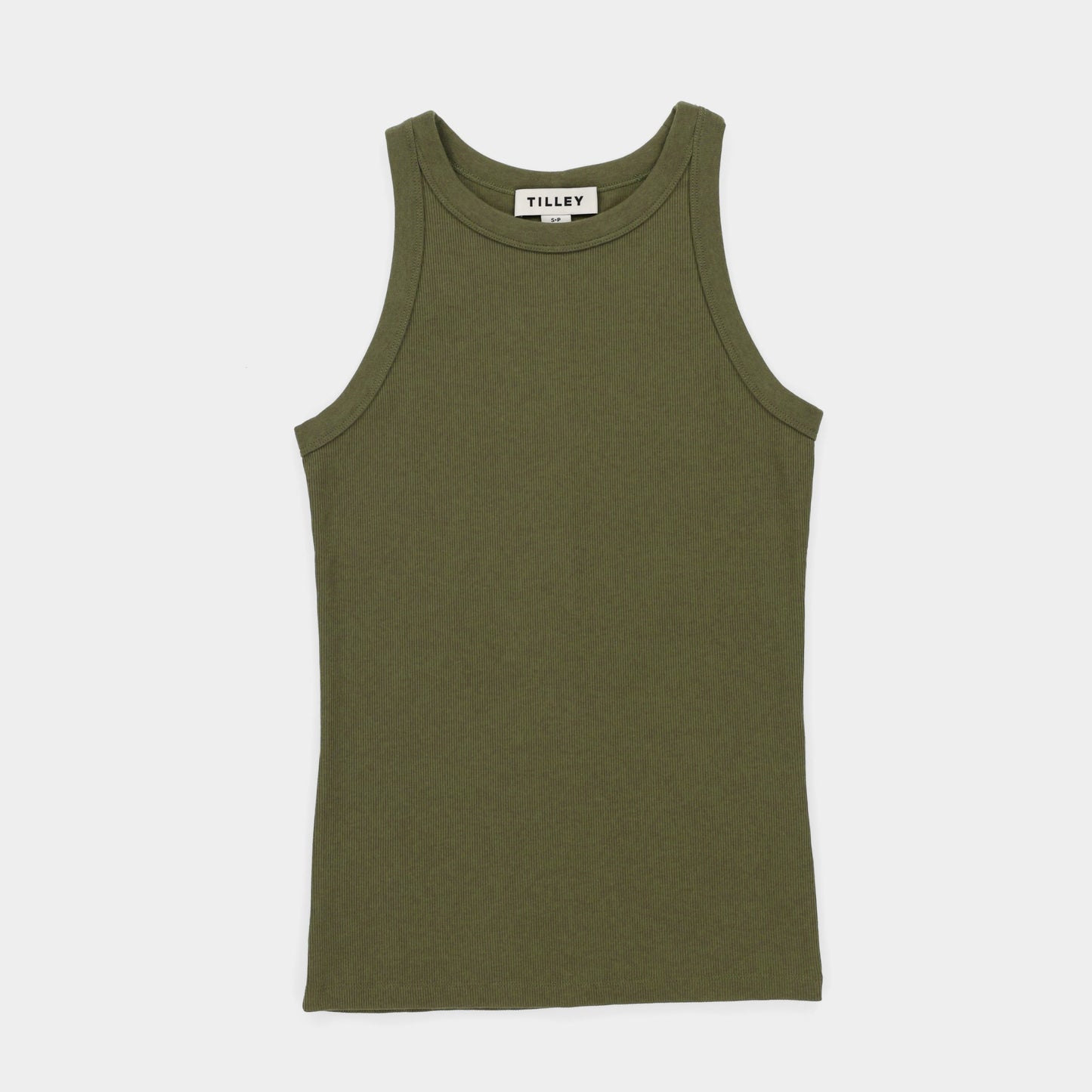 High Neck Rib Tank