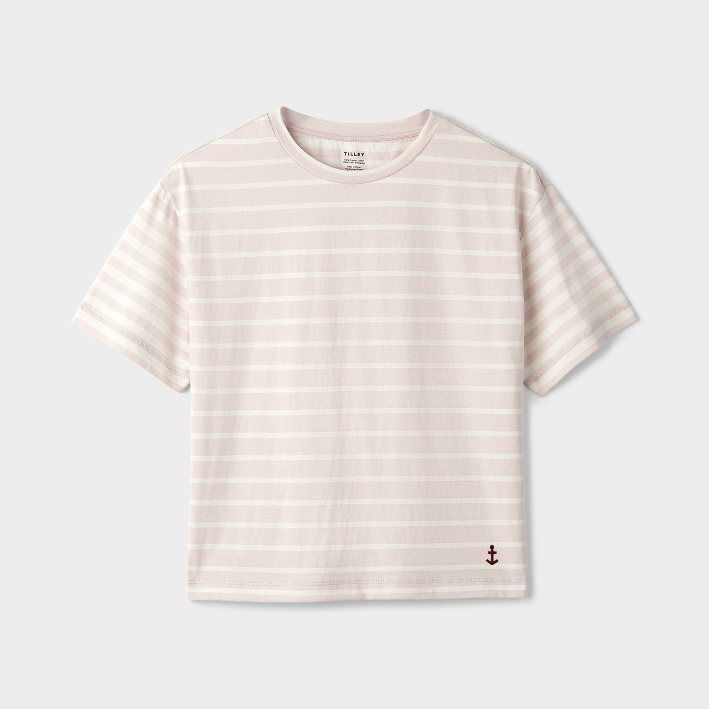 Marine Stripe Boxy Tee