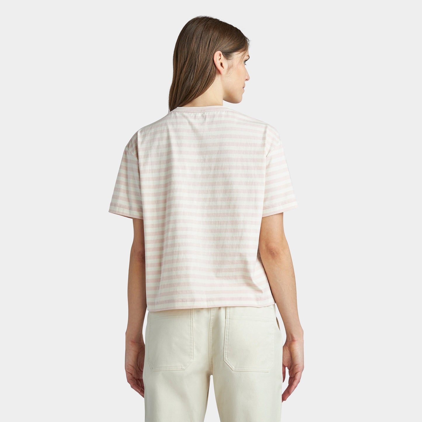 Marine Stripe Boxy Tee