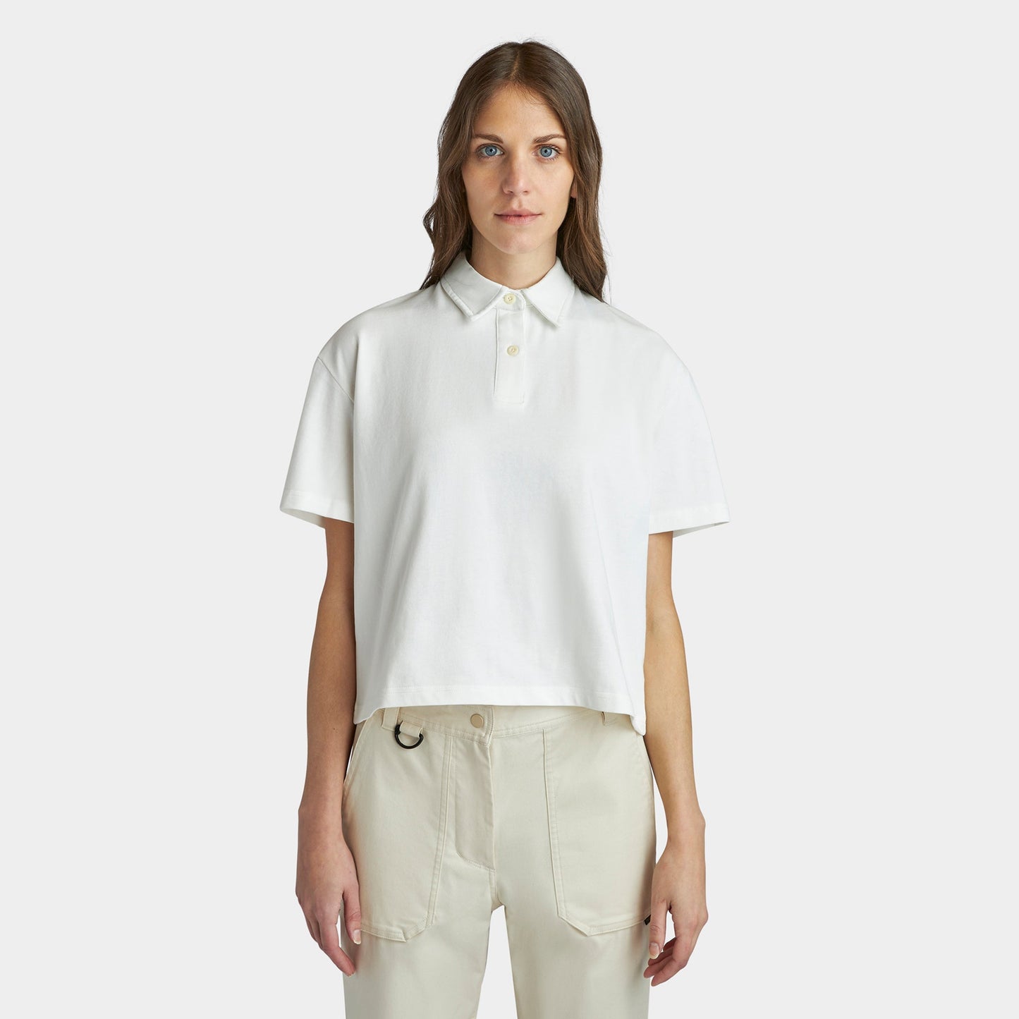Marine Cropped Polo