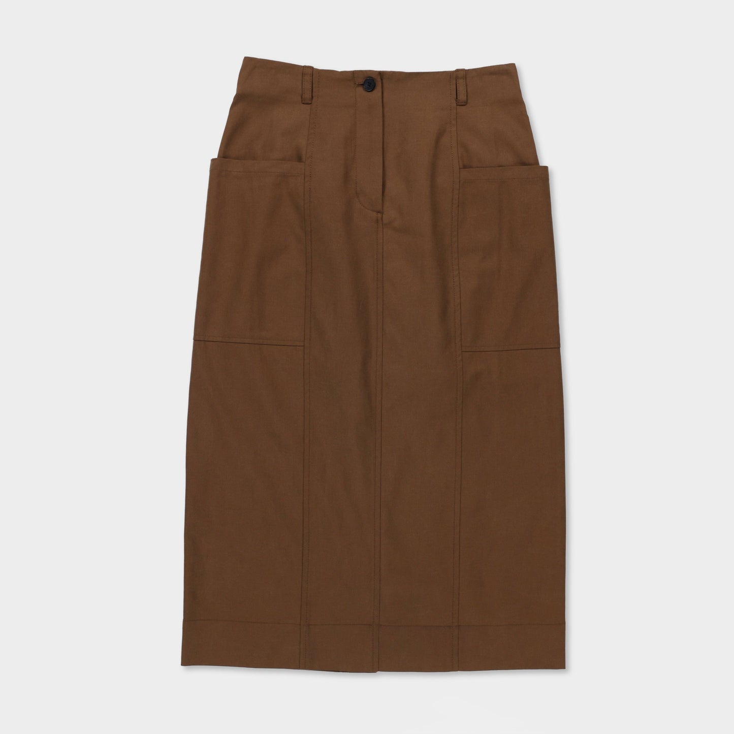 Tencel Cotton Midi Skirt