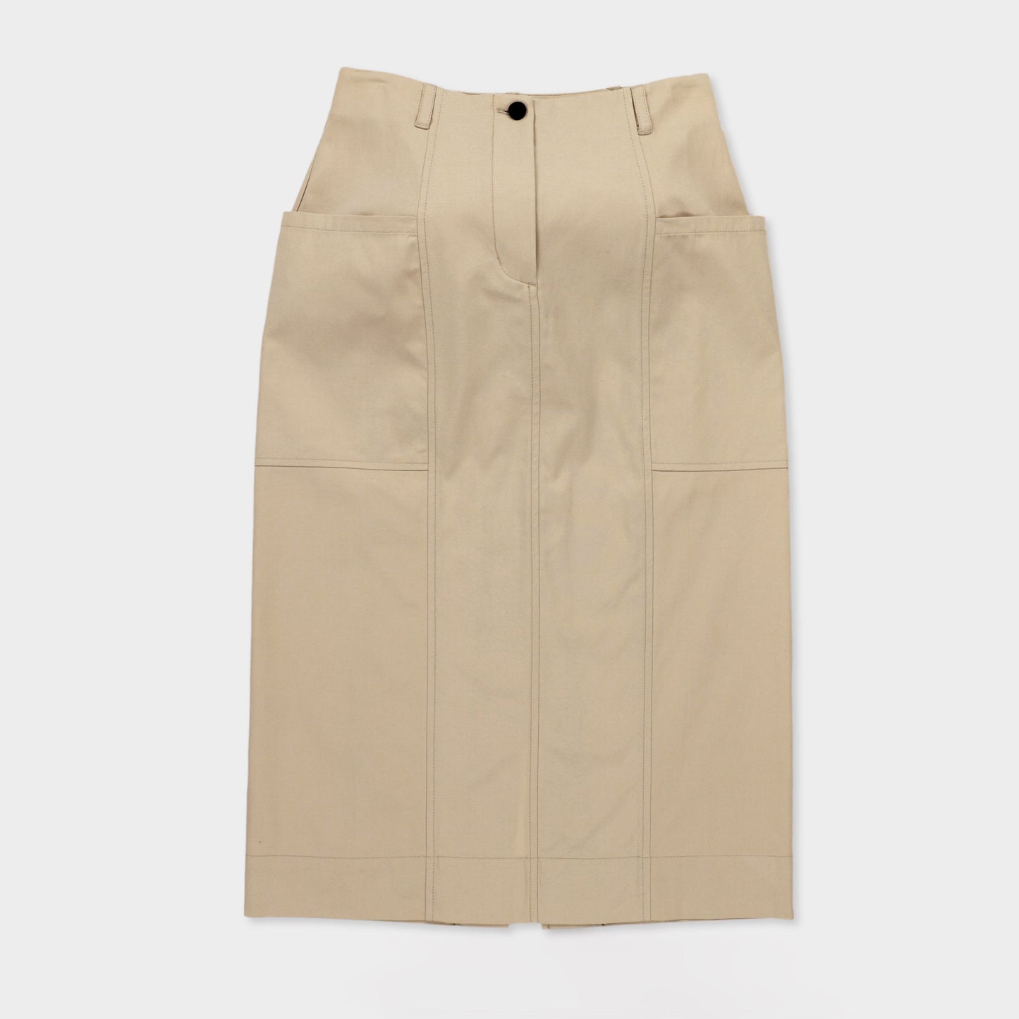 Tencel Cotton Midi Skirt