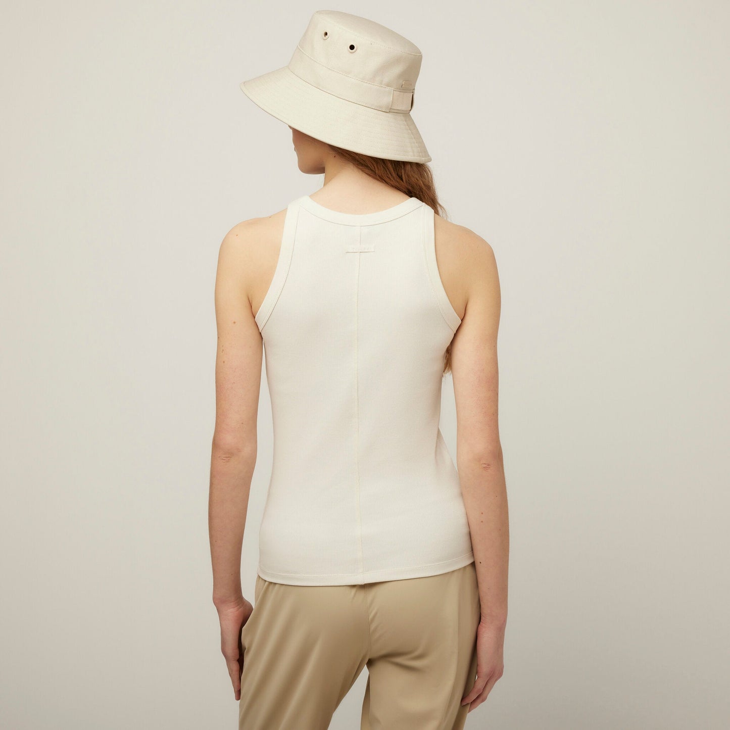 High Neck Rib Tank