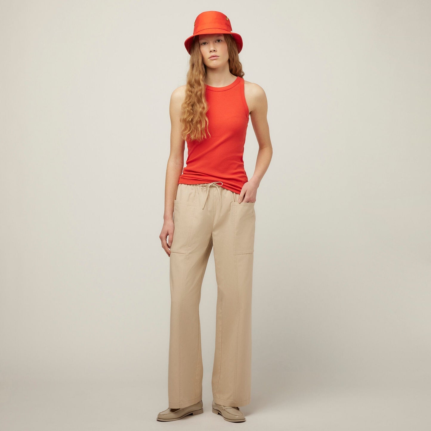 High Neck Rib Tank