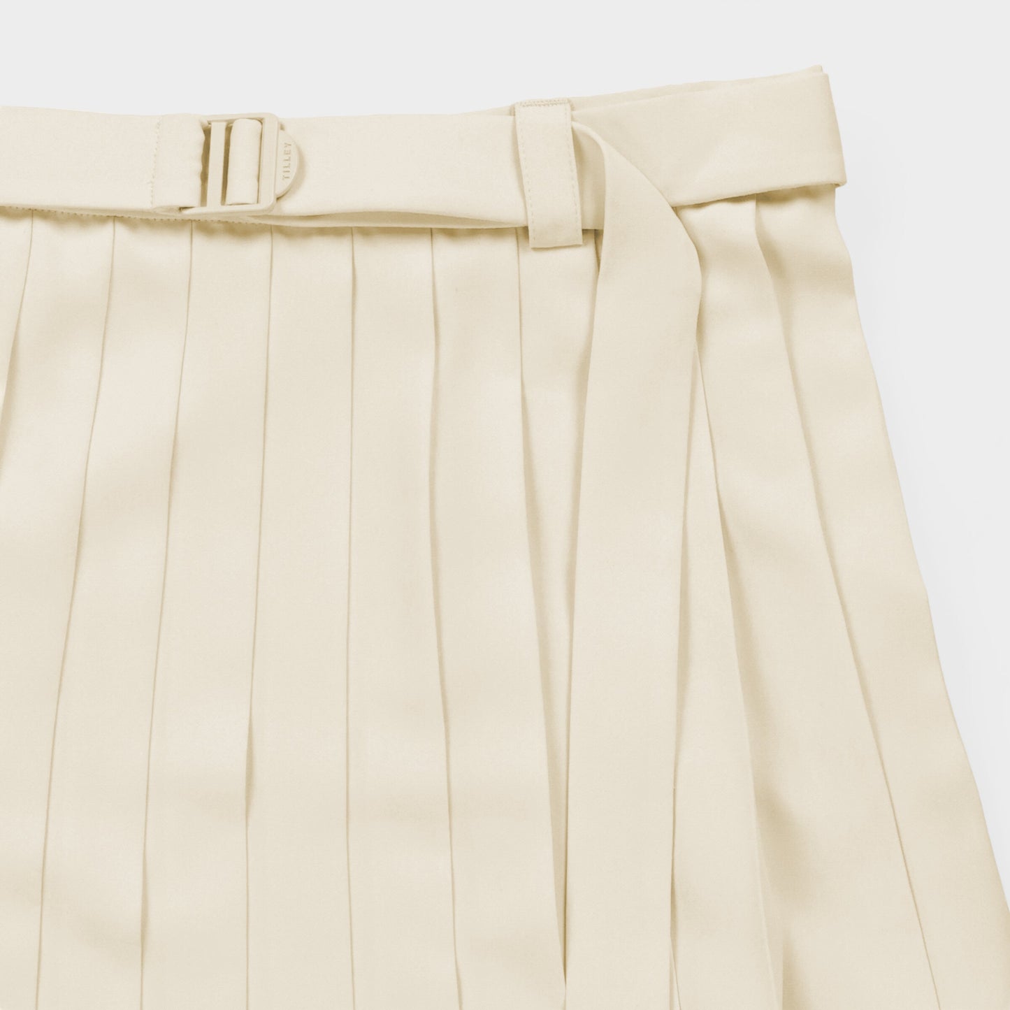 Tech Slk Pleated Skirt