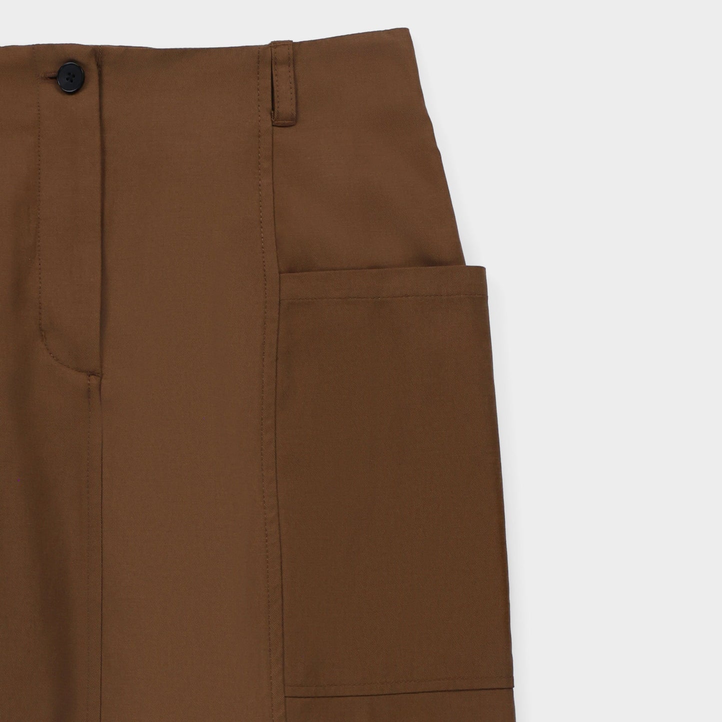 Tencel Cotton Midi Skirt