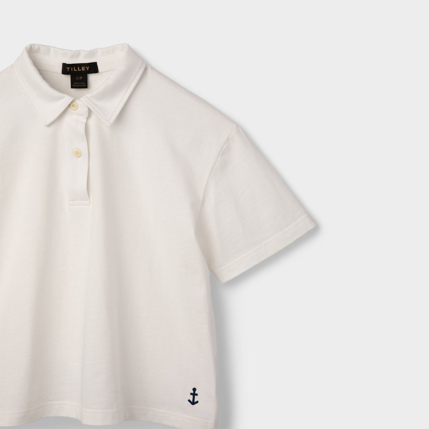 Marine Cropped Polo