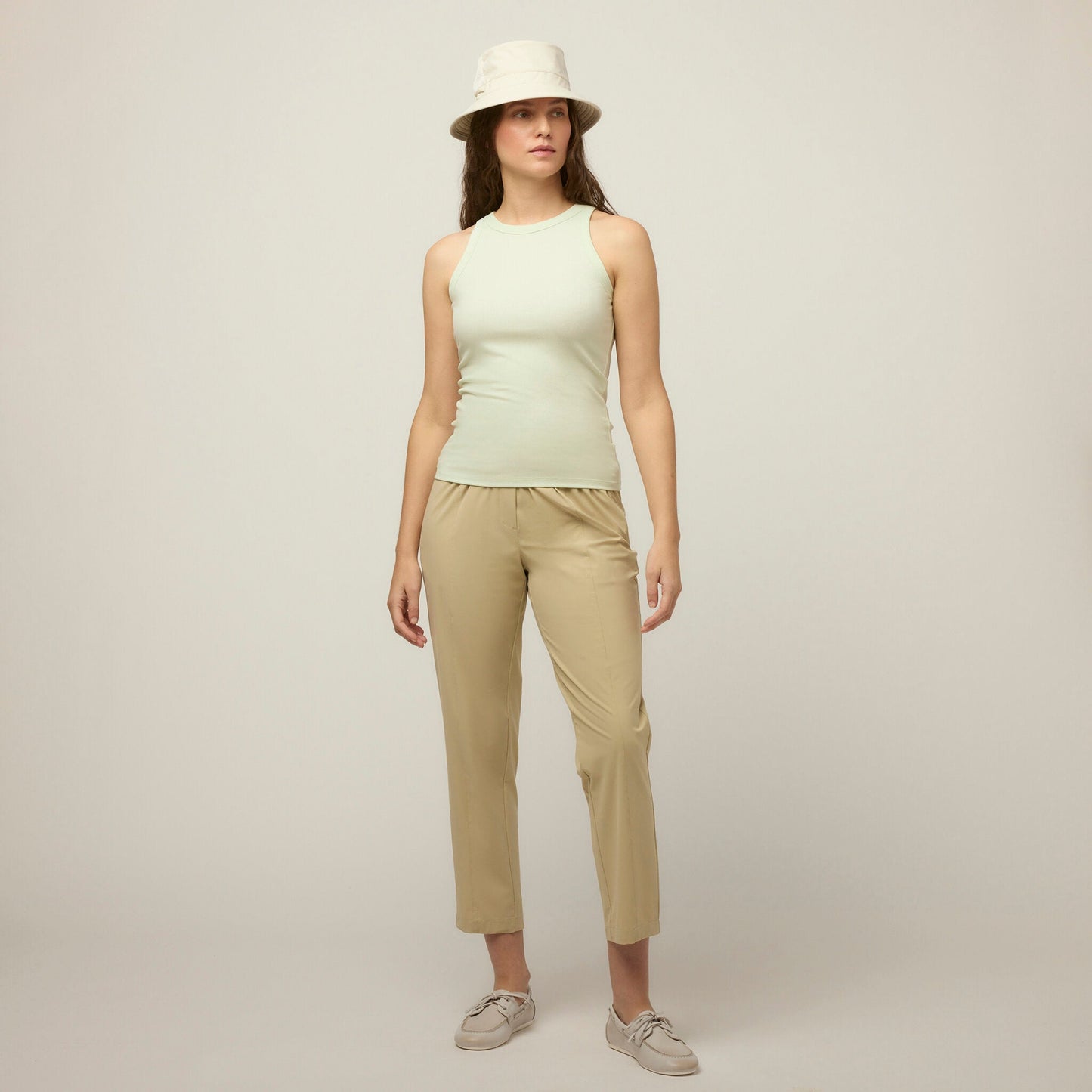High Neck Rib Tank