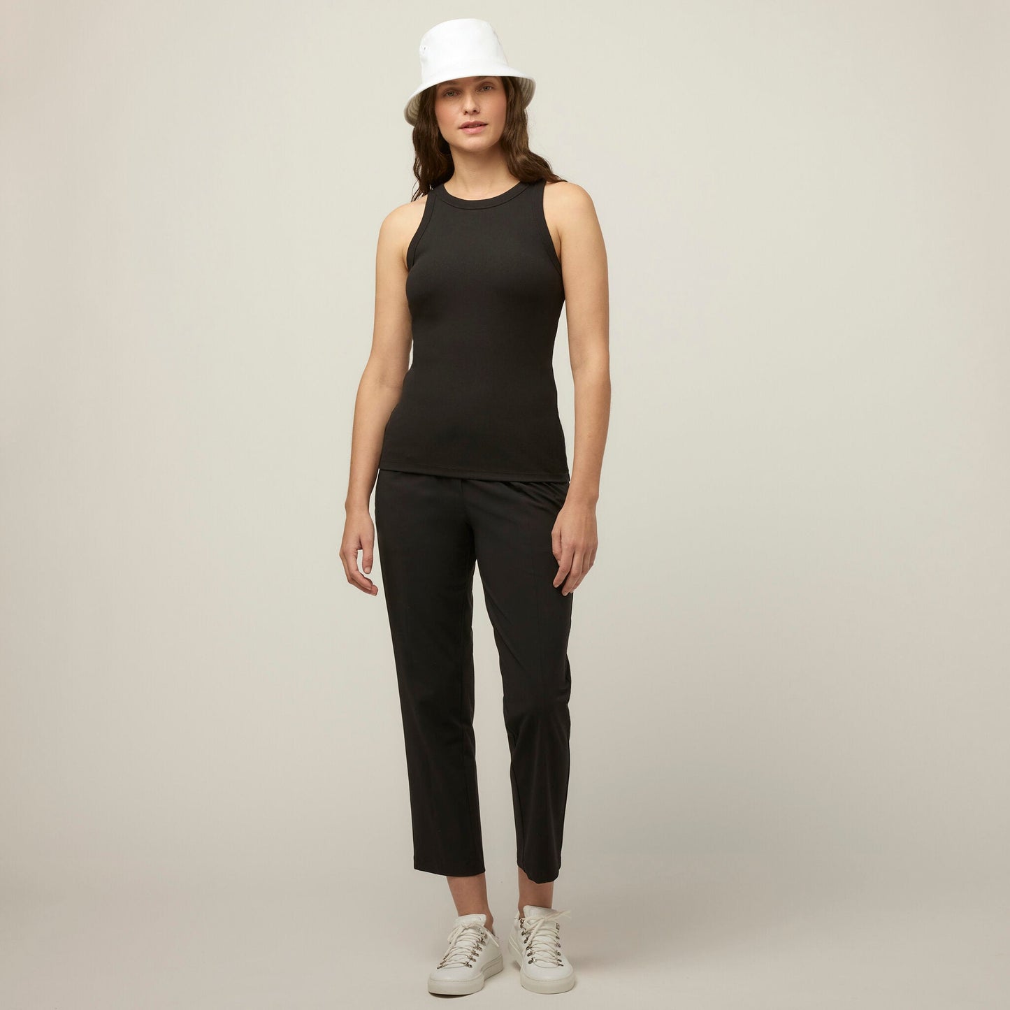 High Neck Rib Tank