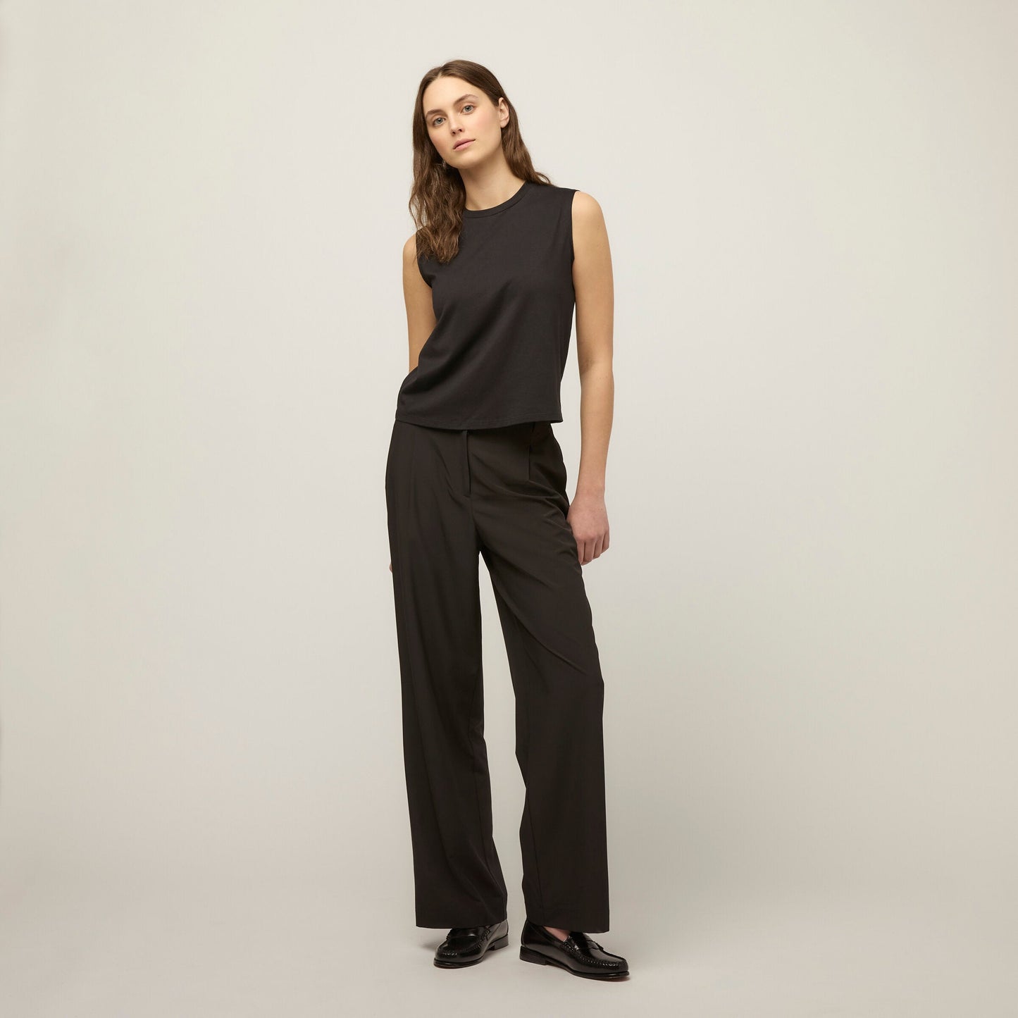 Tech Slk Wide Leg Pant